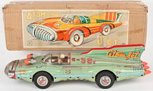 YONEZAWA TIN FRICTION ATOM JET RACER w/ BOX