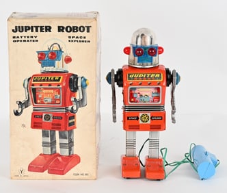 YONEZAWA BATTERY OP JUPITER ROBOT w/ BOX