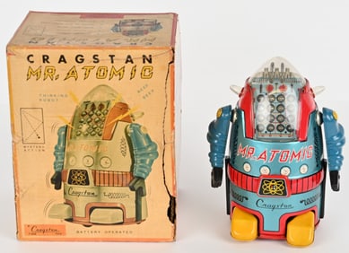 YONEZAWA BATTERY OP MR ATOMIC ROBOT w/ BOX