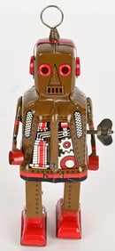 YOSHIYA TIN WINDUP LITHO SPARKY ROBOT