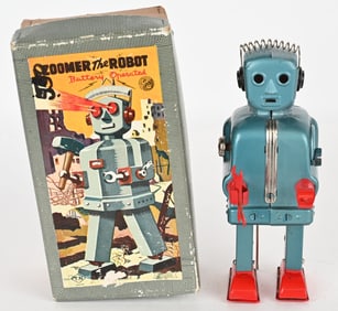 NOMURA BATTERY OP ZOOMER THE ROBOT w/ BOX
