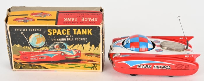 YANOMAN TIN FRICTION SPACE TANK w/ BOX