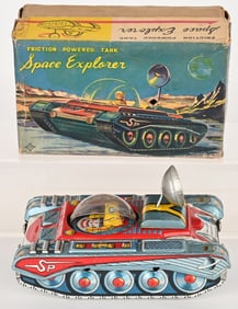 TOMURE TIN FRICTION SPACE EXPLORER w/ BOX
