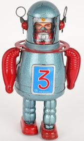 YONEZAWA TIN WINDUP ASTRO-SCOUT ROBOT