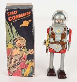 NOMURA TIN WINDUP SPACE COMMANDO