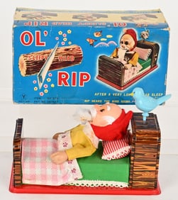 JAPAN BATTERY OP OL RIP SLEEPY HEAD w/ BOX