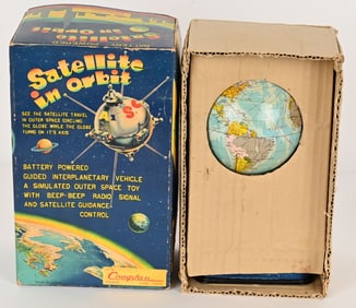 JAPAN CRAGSTAN BATTERY OP SATELLITE IN ORBIT w/BOX