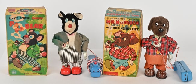 MR MACPOOCH & SMOKING PAPA BEAR w/ BOXES