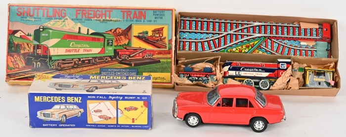CRAGSTAN SHUTTLE TRAIN & BUMP N' GO MERCEDES BENZ