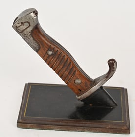 WW1 IMPERIAL GERMAN BUTCHER BAYONET DESK ORNAMENT