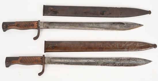 WW1 IMPERIAL GERMAN BUTCHER BAYONET LOT OF 2 WWI