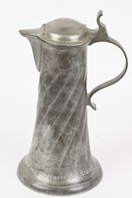 WWII NAZI GERMAN PANZER ID'ED LIDDED STEIN WW2