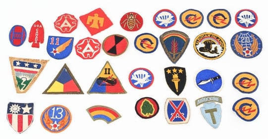 WWII THEATER MADE PATCH AIRBORNE ARMORED LEDO ROAD