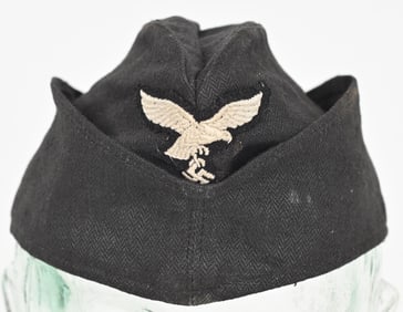 WWII NAZI GERMAN LUFTWAFFE PANZER OVERSEAS CAP WW2