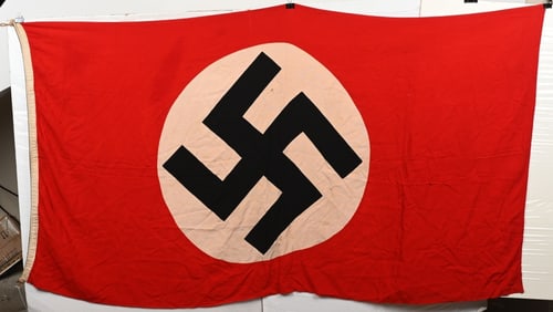 WWII NAZI GERMAN NSDAP WALL BANNER OR FLAG WW2