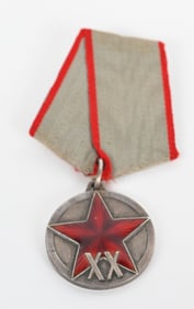 SOVIET JUBILEE MEDAL 20 YEARS WORKERS & PEASANTS