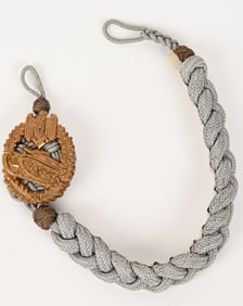 WWWII NAZI GRADE NINE PANZER MARKSMEN'S LANYARD