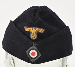 WWII NAZI GERMAN KRIEGSMARINE OVERSEAS CAP HAT WW2