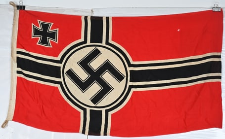 WWII NAZI GERMAN KRIEGSMARINE BATTLE FLAG 80X135