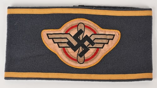 WWII NAZI GERMAN DLV MEMBERS ARMBAND WW2