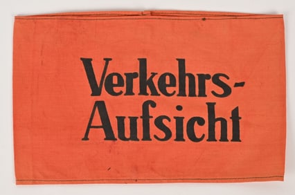 WWII NAZI GERMAN VERKEHRSAUFSICHT ARMBAND WW2