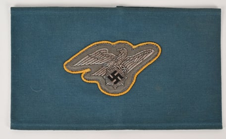 WWII NAZI GERMAN RLB OFFICER'S ARMBAND WW2