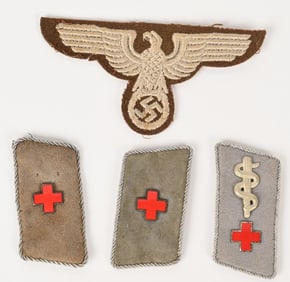WWII NAZI GERMAN RMBO & GERMAN RED CROSS INSIGNIA