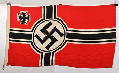 WWII NAZI GERMAN KRIEGSMARINE BATTLE FLAG 80X135