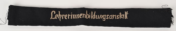 WWII NAZI BDM LEHRERINNENBILDUNGSANSTALT ARMBAND