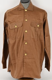 WWII NAZI GERMAN NSDAP BROWN SERVICE SHIRT WW2
