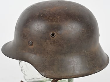 WWII NAZI GERMAN M42 COMBAT HELMET NS64 WW2