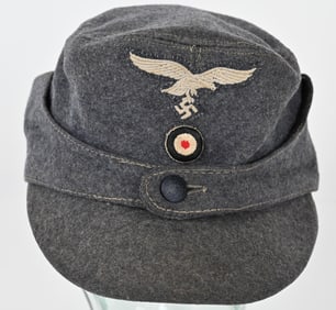 WWII NAZI GERMAN LUFTWAFFE M43 FIELD CAP OR HAT