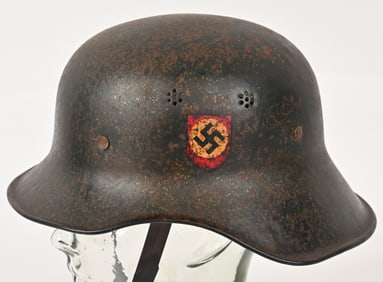 WWII NAZI GERMAN SA DOUBLE DECAL GLADIATOR HELMET