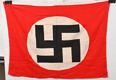 WWII NAZI GERMAN NSDAP SMALL FLAG / BANNER WW2