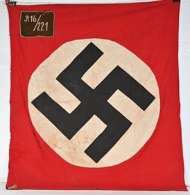 WWII NAZI GERMAN SA REGIMENTAL STURMFAHNE 221 FLAG