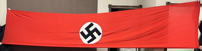 WWII NAZI GERMAN WALL BANNER OR FLAG WW2