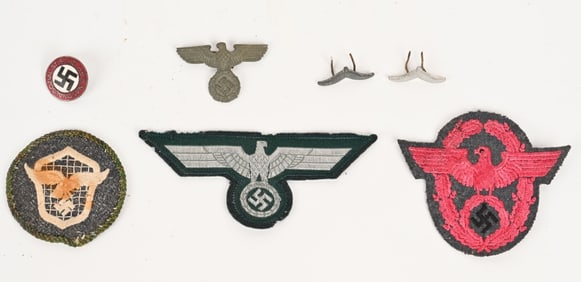 WWII NAZI GERMAN INSIGNIA LOT LUFTWAFFE NSDAP HEER