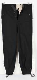 WWII ARMY HEER PANZER BLACK TROUSERS UNISSUED WW2