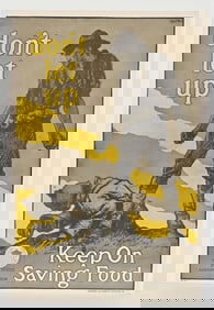 WWI PROPAGANDA POSTER LOT SAVING LOANS POW WW1