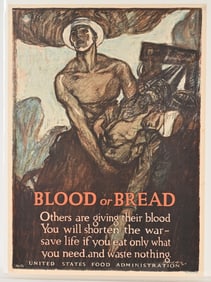 WWI PROPAGANDA POSTER LOT AMERICAN RED CROSS WW1