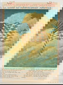 WWI US PROPAGANDA POSTERS LOT