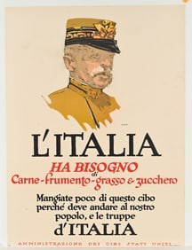 WWI US PROPAGANDA ITALY & MORE POSTERS