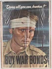 WW2 WARS BONDS & FDR $200 BILL POSTERS