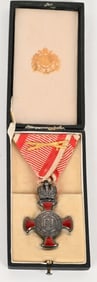 WWI IMPERIAL AUSTRIAN MERIT CROSS "1849" III CLASS