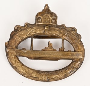 IMPERIAL GERMAN SUBMARINE BADGE BY WALTER