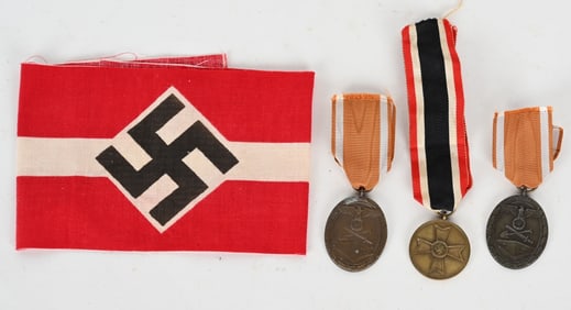 WWII NAZI GERMAN INSIGNIA HJ ARMBAND WEST WALL WW2