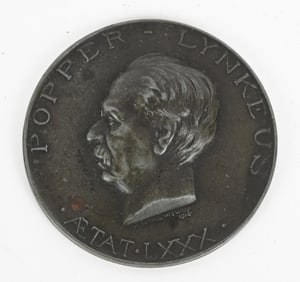 AUSTRIAN MEMORIAL MEDAL OF JOSEF POPPER LYNKEUS