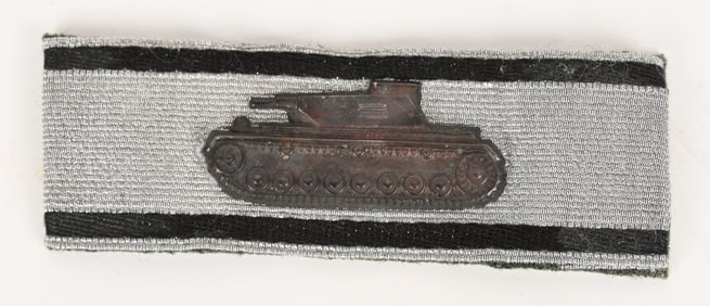 WWII NAZI GERMAN TANK DESTRUCTION STRIP IN SILVER