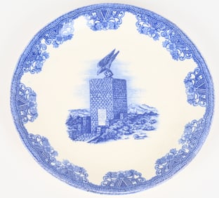 WWII NAZI FALLSCHIRMJAGER BATTLE OF CRETE PLATE