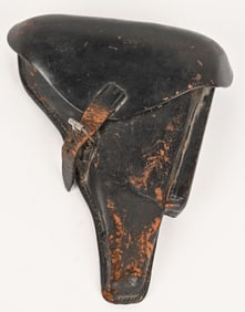 WWII NAZI GERMAN P-08 LEATHER LUGER HOLSTER WW2